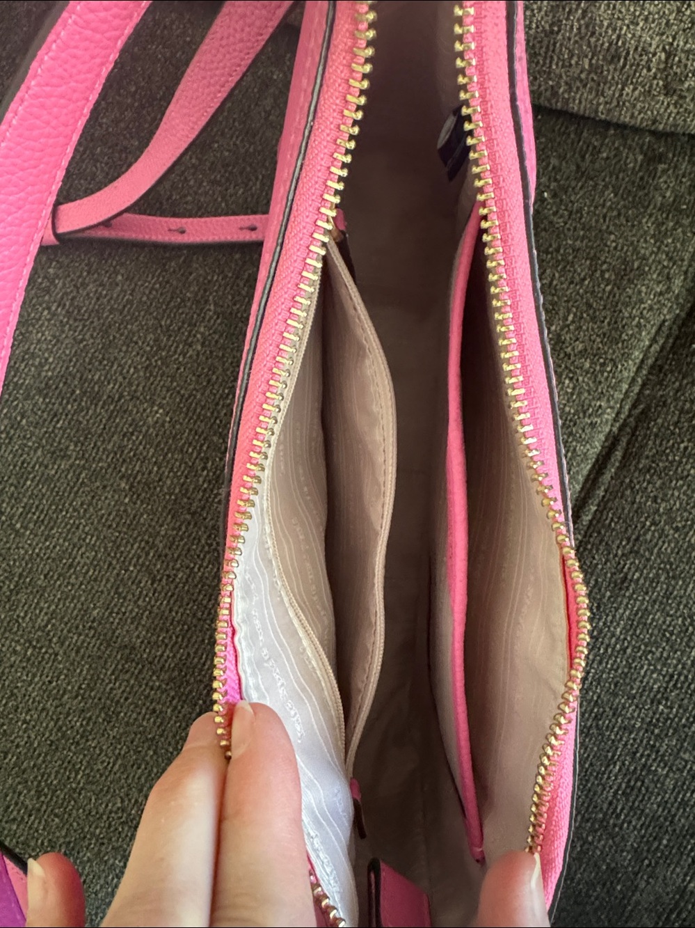 Kate spade pink crossbody purse - Picture 3 of 4